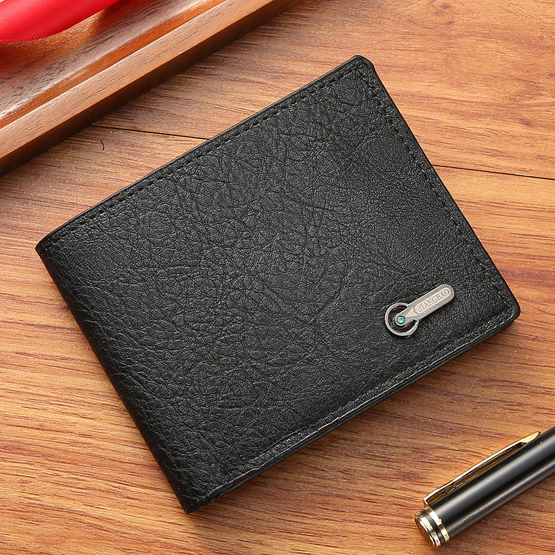 Men's Wallet Business Casual Short Leather