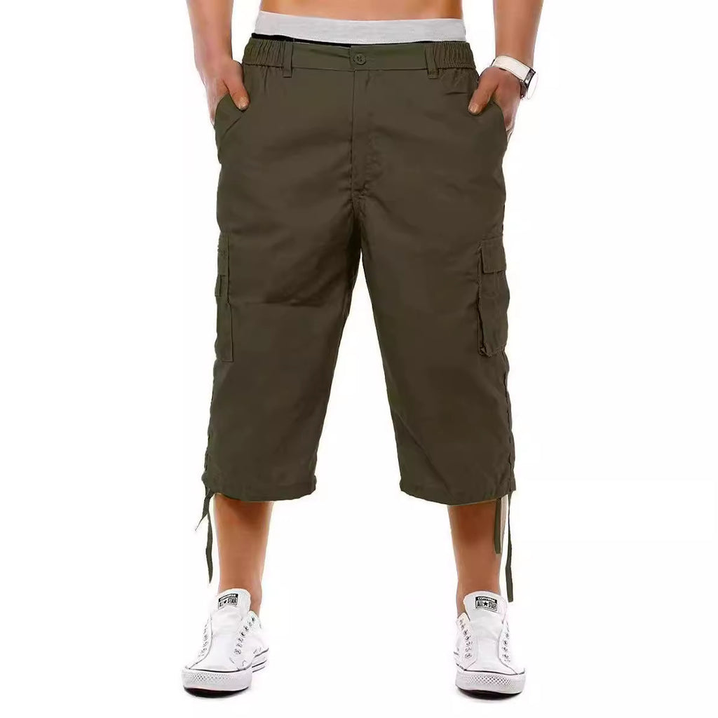 Men's Casual Multi-pocket Workwear Shorts Loose Outdoor Casual Pants
