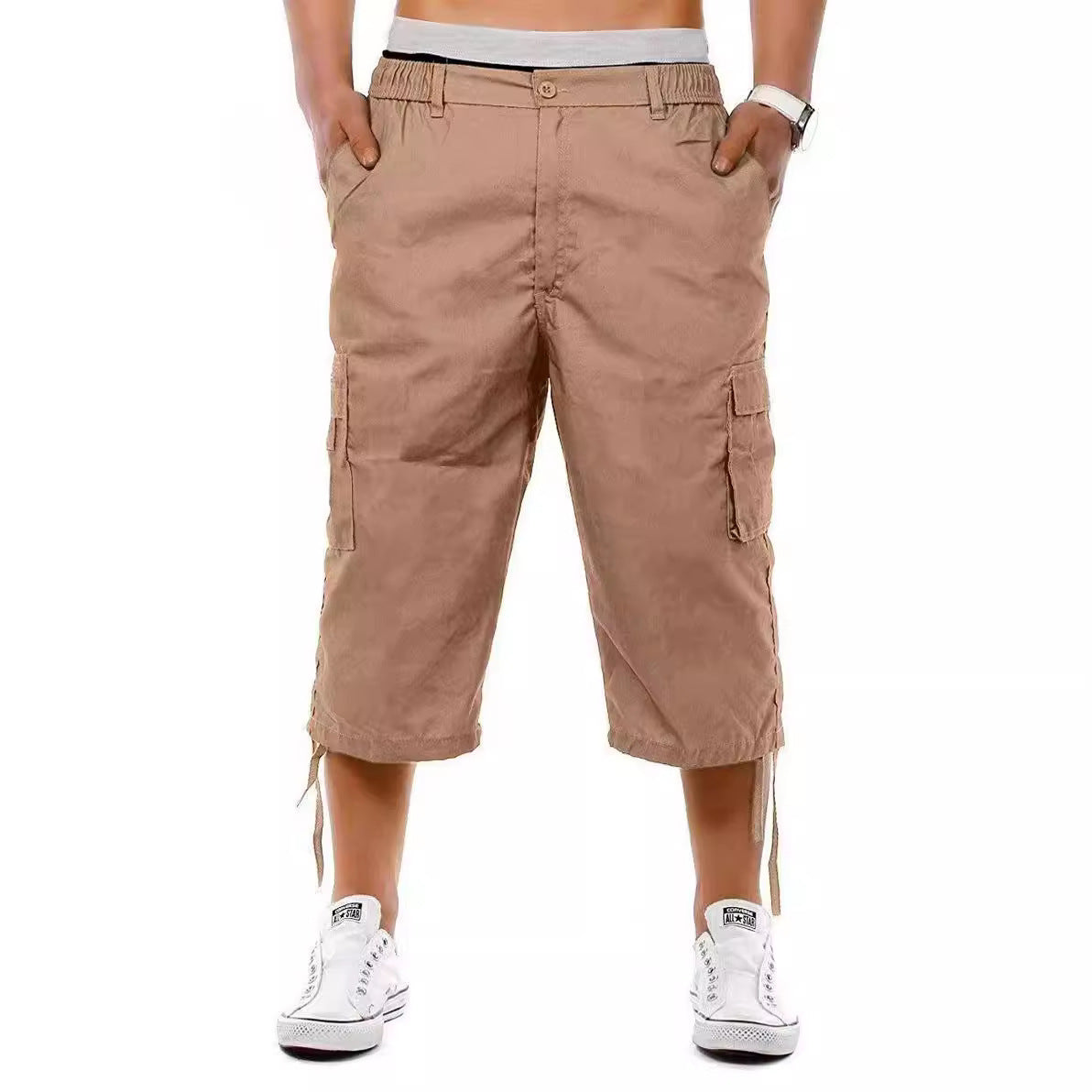 Men's Casual Multi-pocket Workwear Shorts Loose Outdoor Casual Pants